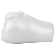 Maialino silicone bianco profilo laterale marchio GEEBA inciso