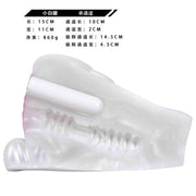 Maialino bianco silicone liquido singolo canale con etichetta nera