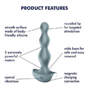 Lolli Plug 2 Vibrator - Grey