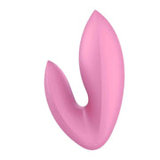 Vibratore a dito Satisfyer Love Riot forma U in silicone morbido rosa