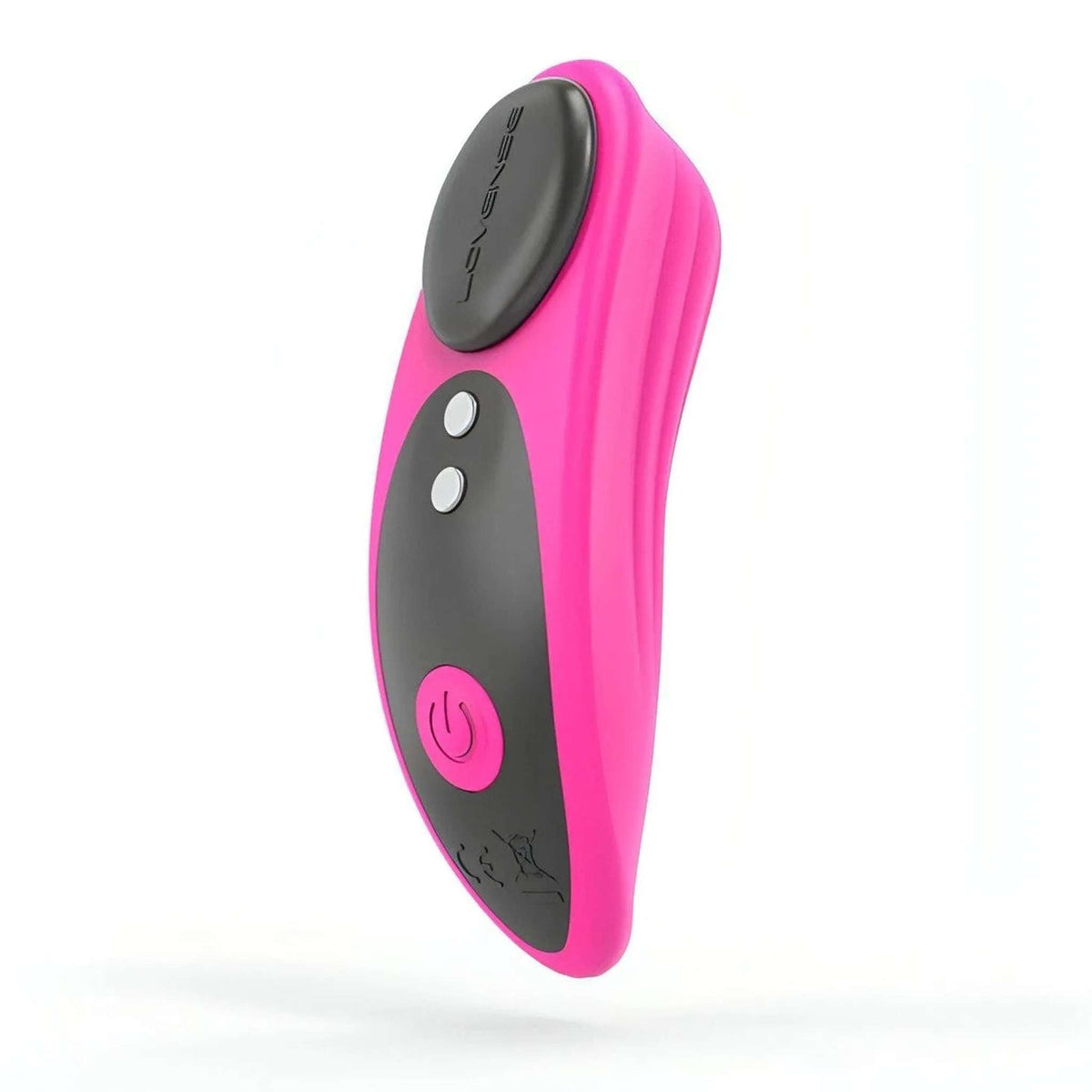 Vibratore Lovense Ferri rosa acceso con inserti neri, telecomandato app mobile per stimolazione clitoridea discreta