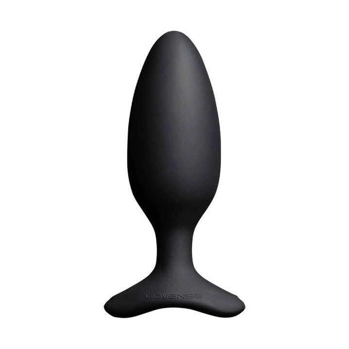 Plug anale Lovense Hush 2 nero in silicone medico, controllo app smartphone