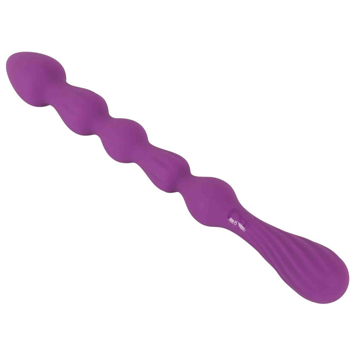 Wand anale viola Magic No. 1 diagonale texture righe verticali manico