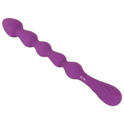 Wand anale viola Magic No. 1 diagonale texture righe verticali manico