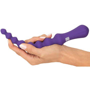 Wand anale viola Magic No. 3 con codice QR sulla maniglia
