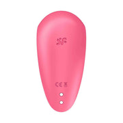 Retro vibratore Satisfyer Magnetic Deep Pulse rosa con logo sf e porte ricarica