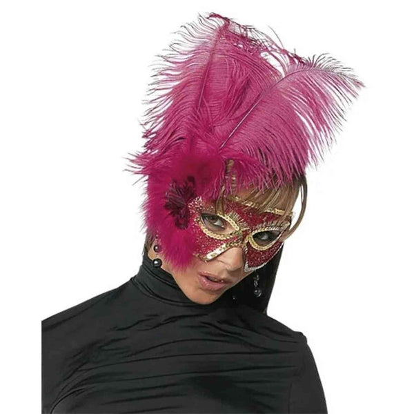 Maschera Con Piume