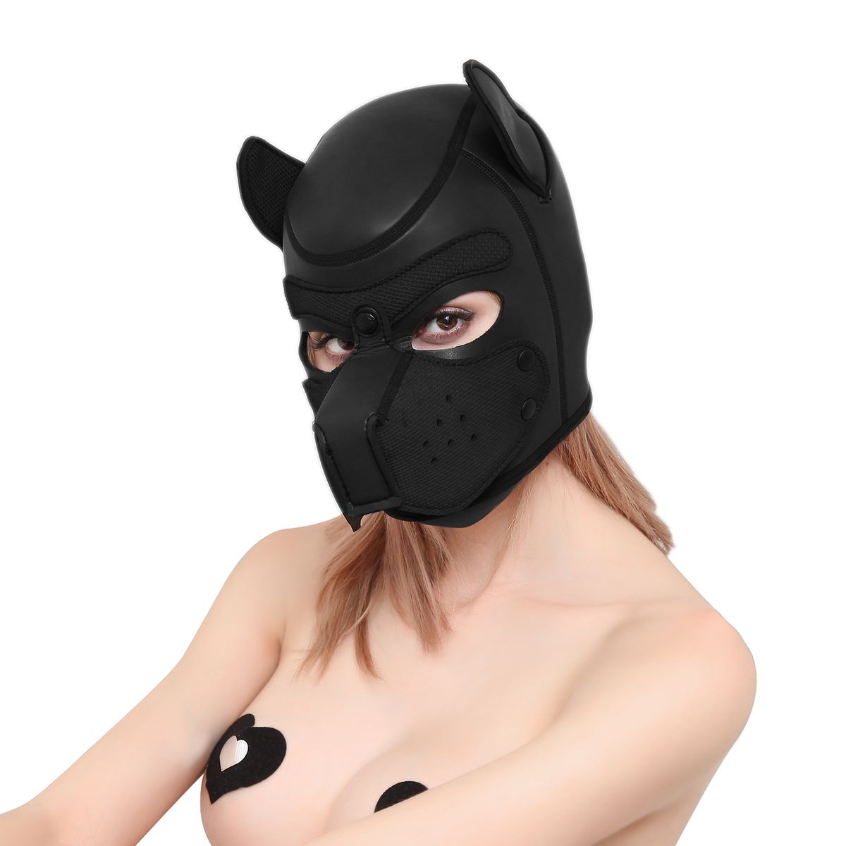 Maschera Puppy Play in Neoprene