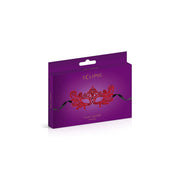 Confezione maschera Eclipse Voie Lactée rosso pizzo da appendere
