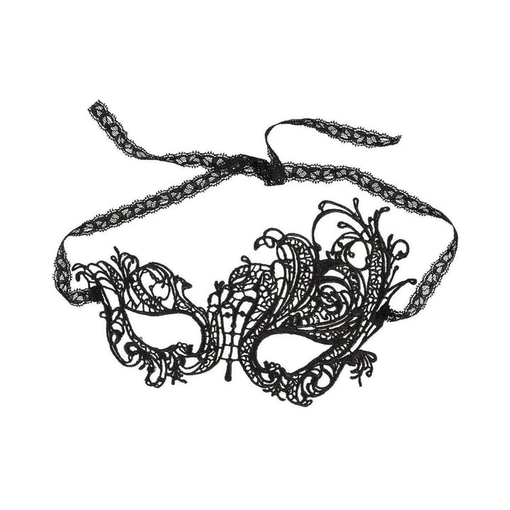 Mascherina Veneziana in Pizzo Nero