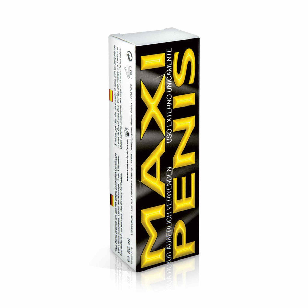 Scatola crema ingrandimento pene Maxi Penis 50 ml uso esterno unicamente