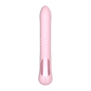 Vibratore rosa verticale con rilievi circolari certificazione CE