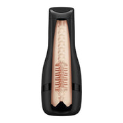 Guaina Satisfyer Tornado Bliss in cyberskin morbida con texture a bolle e denti di sega