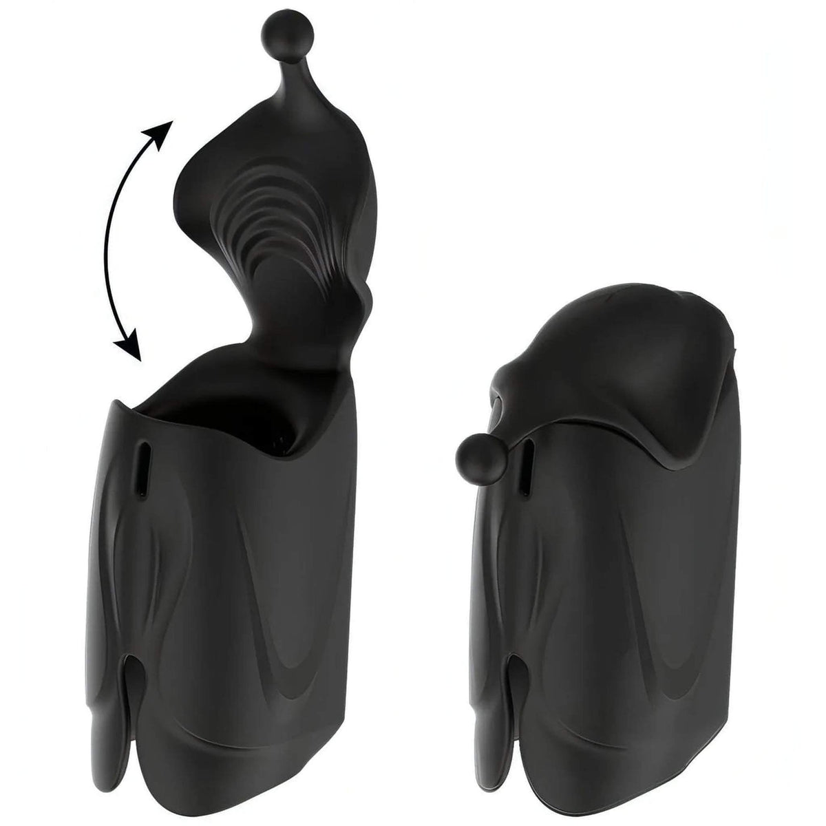 Men's Wand Massager - Potente masturbatore ergonomico con due potentissimi motori, 10 modalità di vibrazione