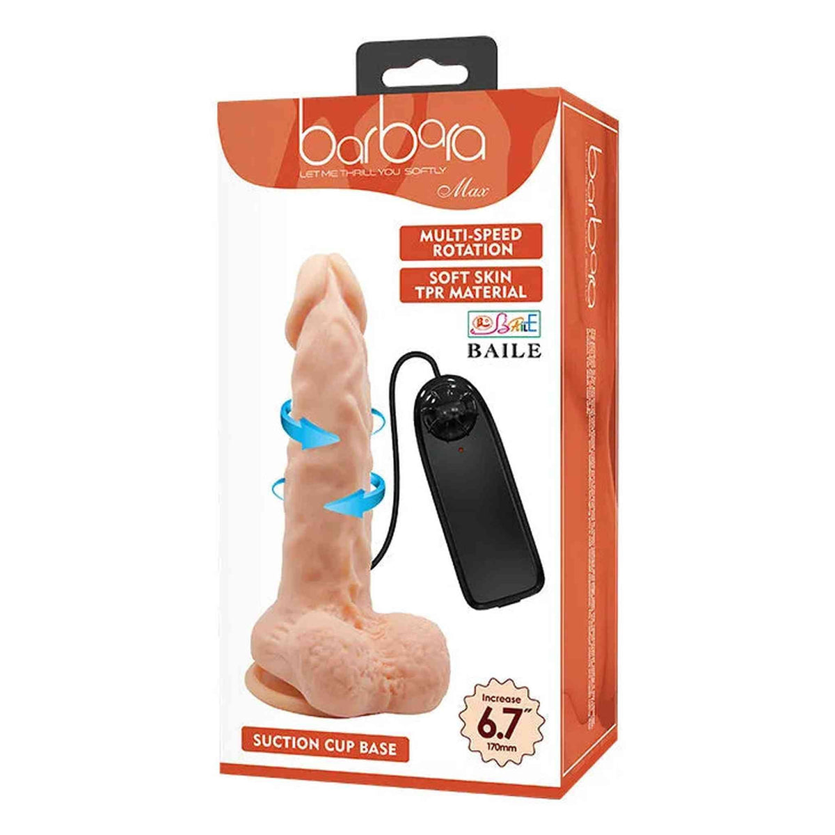 Mini Fallo Realistico 17 cm con Rotazione