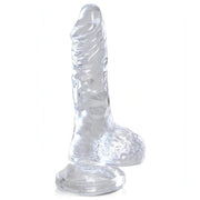 Mini fallo in jelly trasparente 4″