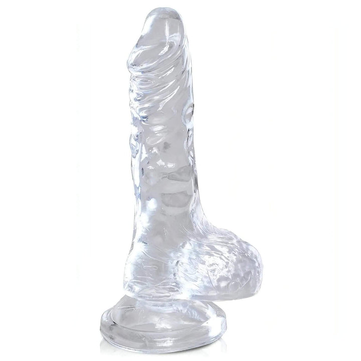 Mini fallo in jelly trasparente 4″