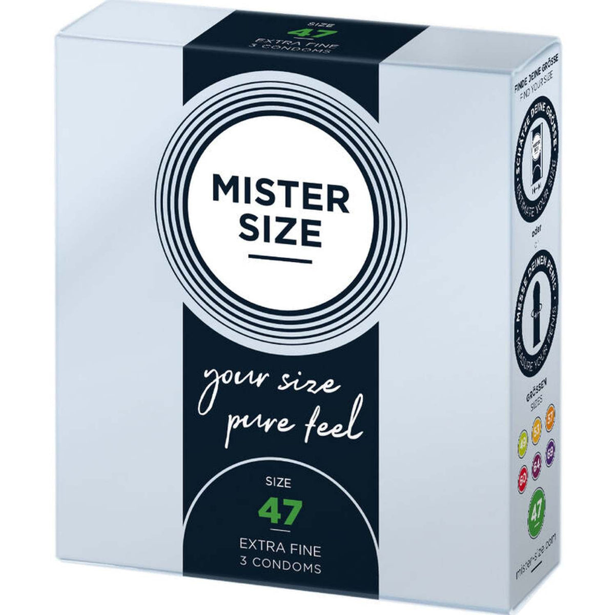 Mister Size Profilattici Extra Fini da 47 mm