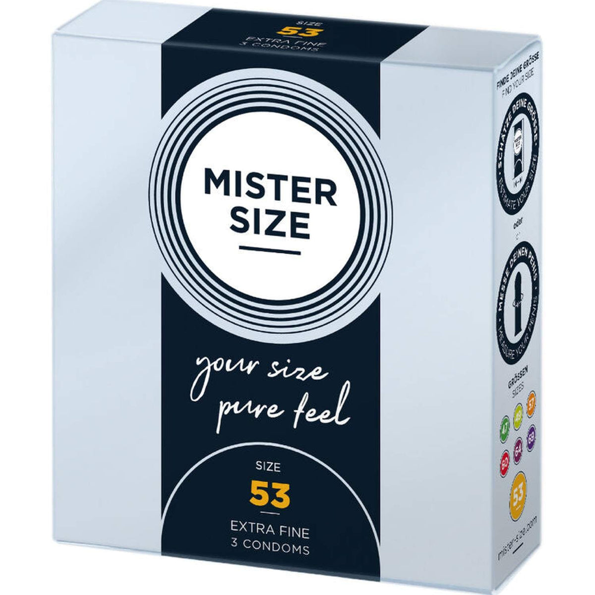 Mister Size Profilattici Extra Fini da 53 mm