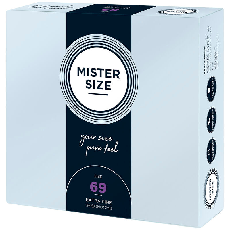 Mister Size Profilattici Extra Fini da 69 mm