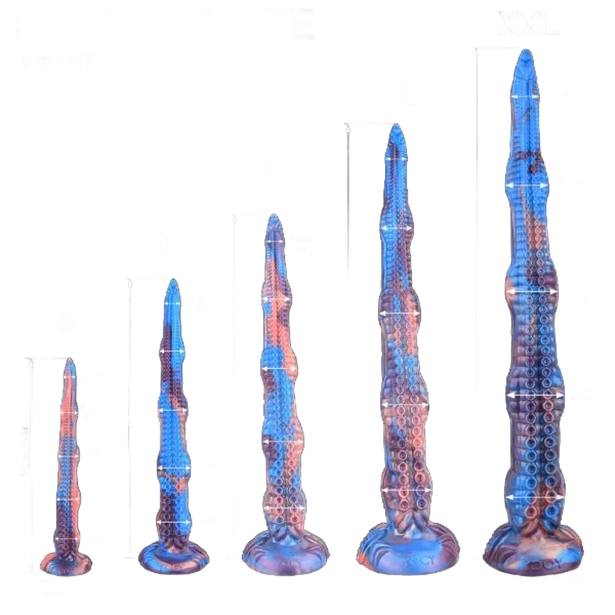 Monster Octopus Tentacle Silicone Long Dildo