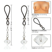 Nipple Jewelry with Crystal Gem
