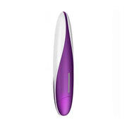 Vibratore OVO F11 viola brillante bordi bianchi con forma aerodinamica
