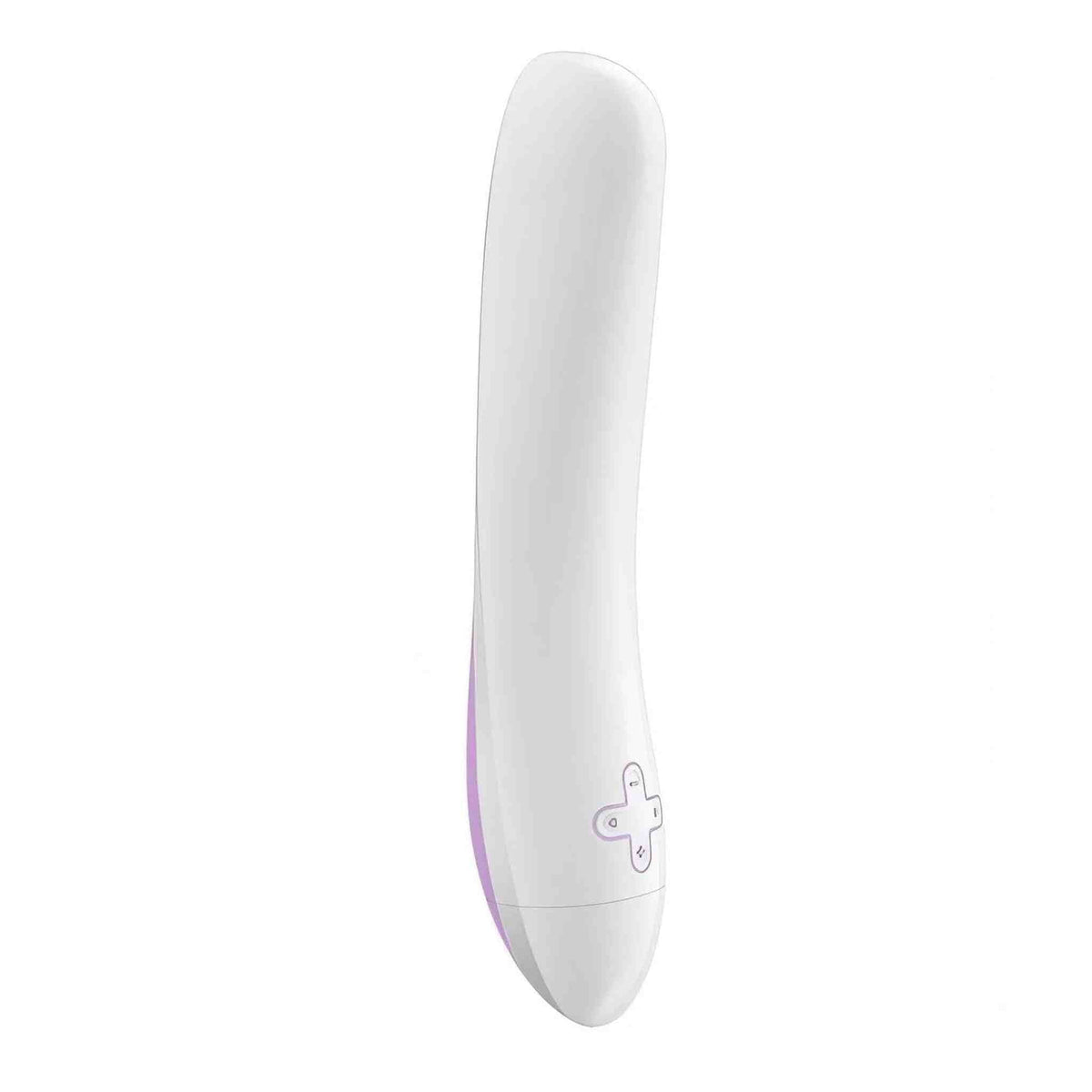 Vibratore OVO F7 bianco e rosa con pannello controllo a croce