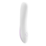 Vibratore OVO F7 bianco e rosa con pannello controllo a croce