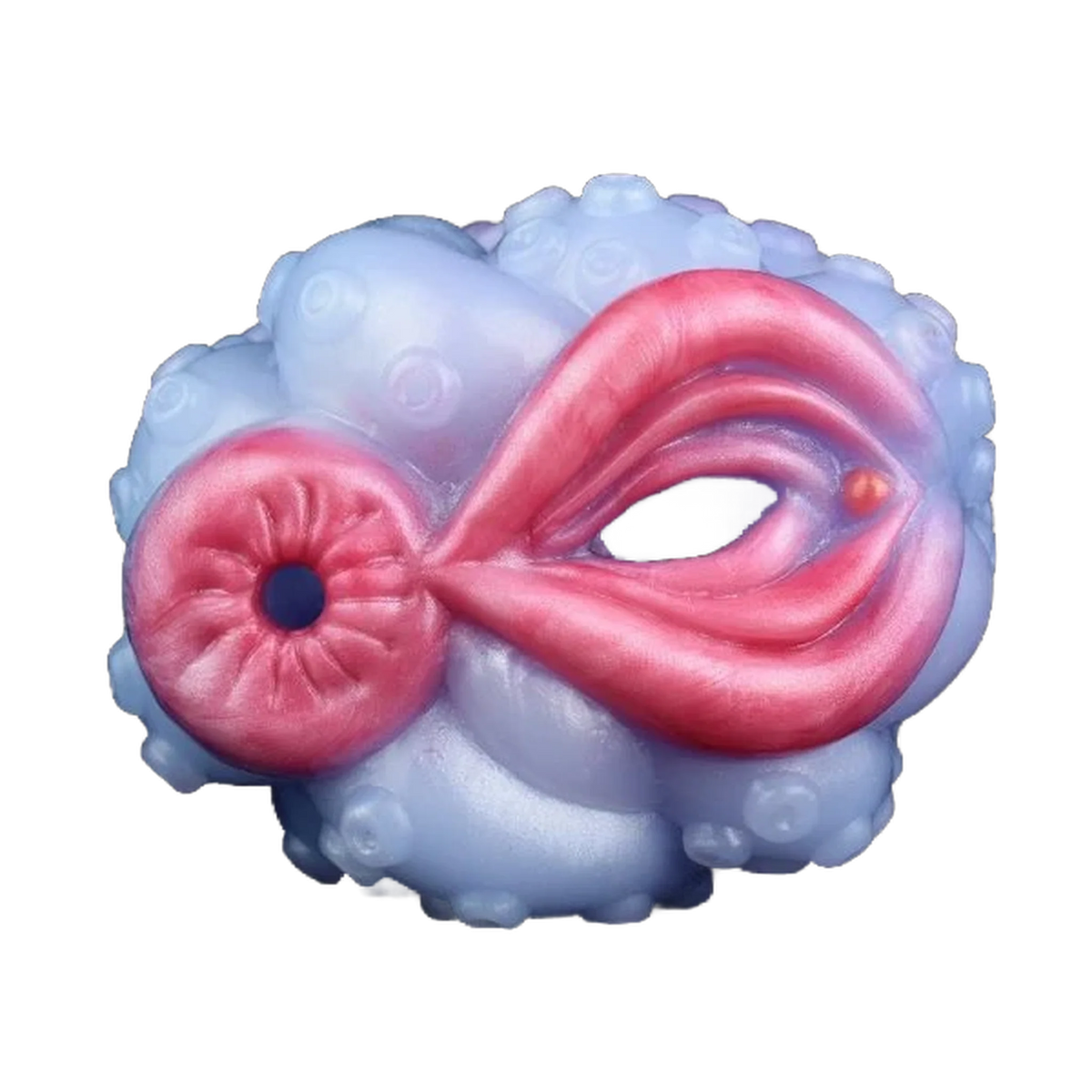 Otturatore masturbatore Octopus Orana in silicone liquido SeaJade con apertura anatomica rosa