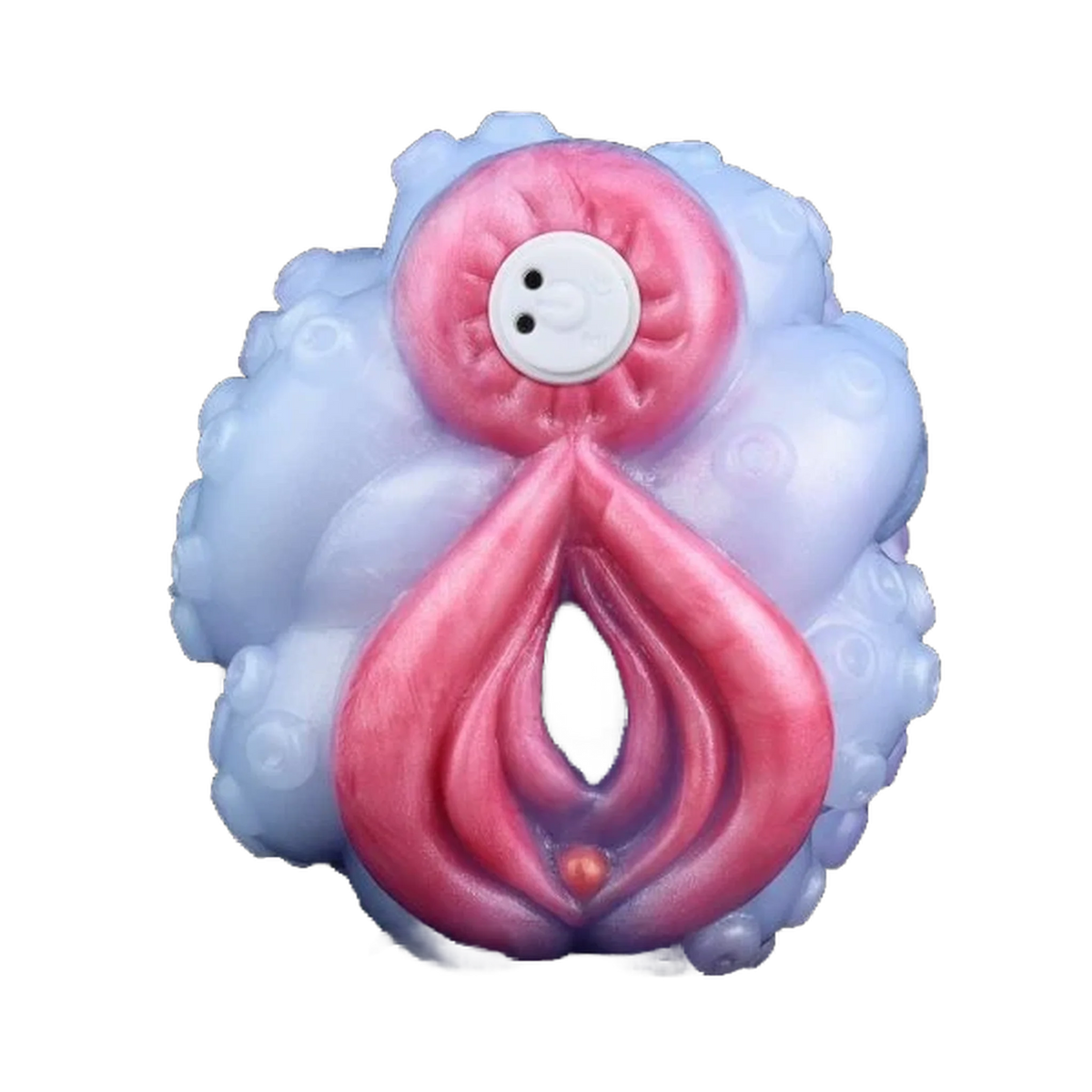 Pannello di controllo pulsante bianco masturbatore Octopus Orana silicone liquido SeaJade