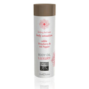 Olio da Massaggio commestibile alla Fragola e Peperoncino 75 ml