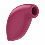 Satisfyer One Night Stand stimolatore aria polso rosa scuro vista angolata apertura cilindrica