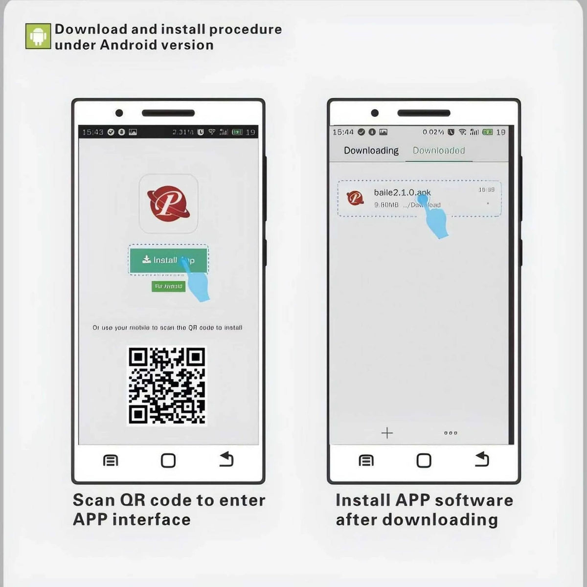 Download app Pretty Love tramite QR code per controllo ovetto vibrante