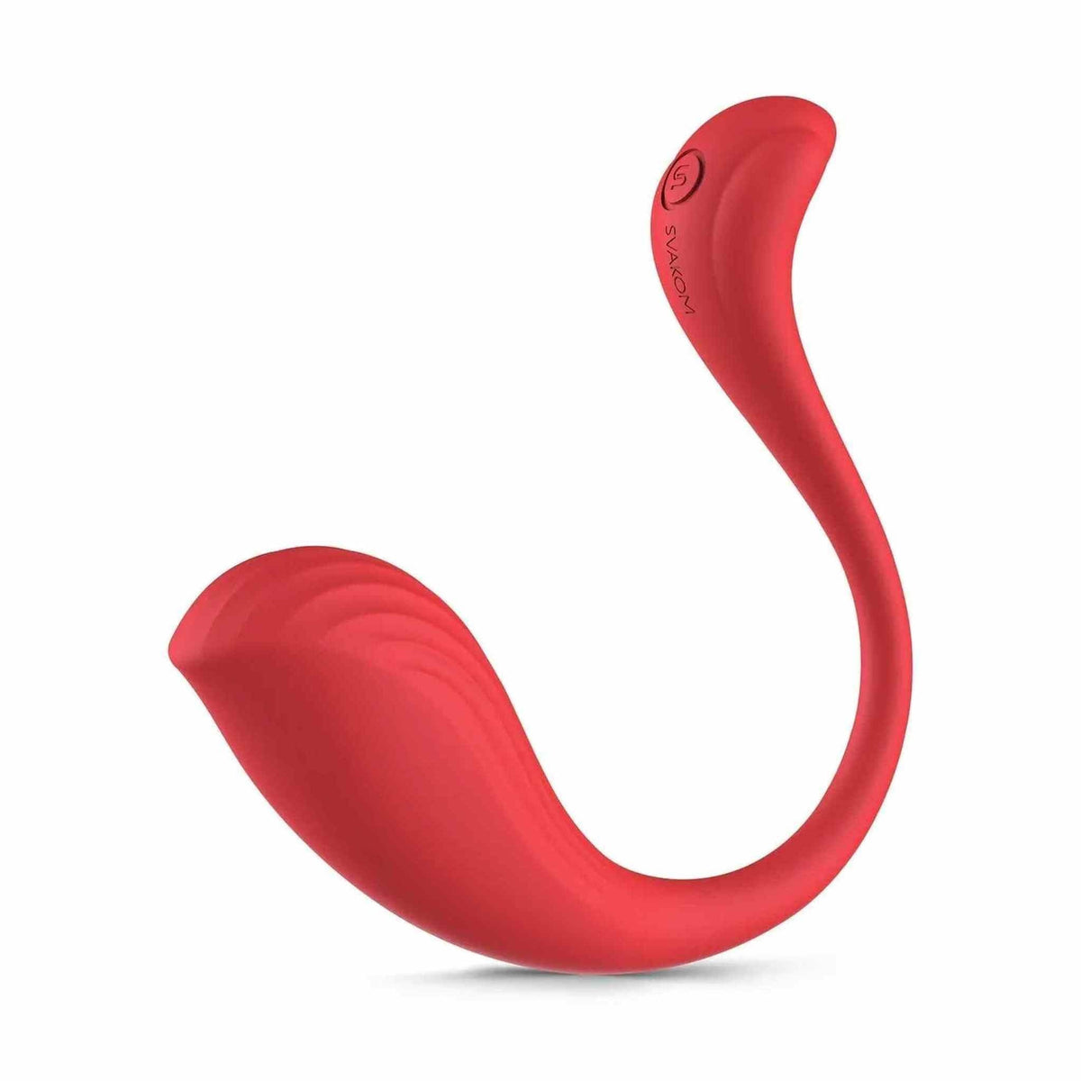 Ovulo vibrante rosso Svakom Phoenix Neo con controllo app mobile e logo inciso