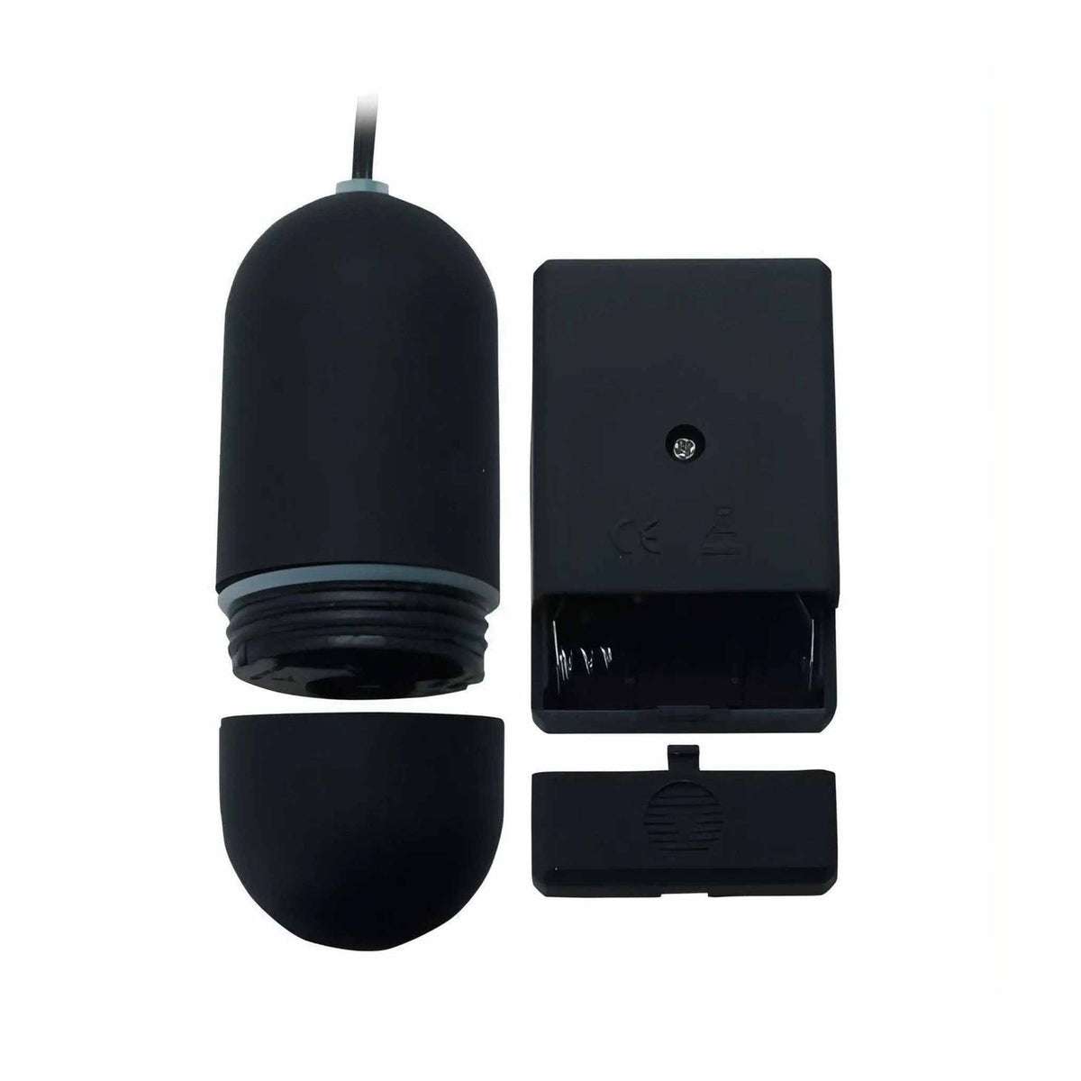Ovetto vibrante Wireless in 100% silicone medicale - Nero