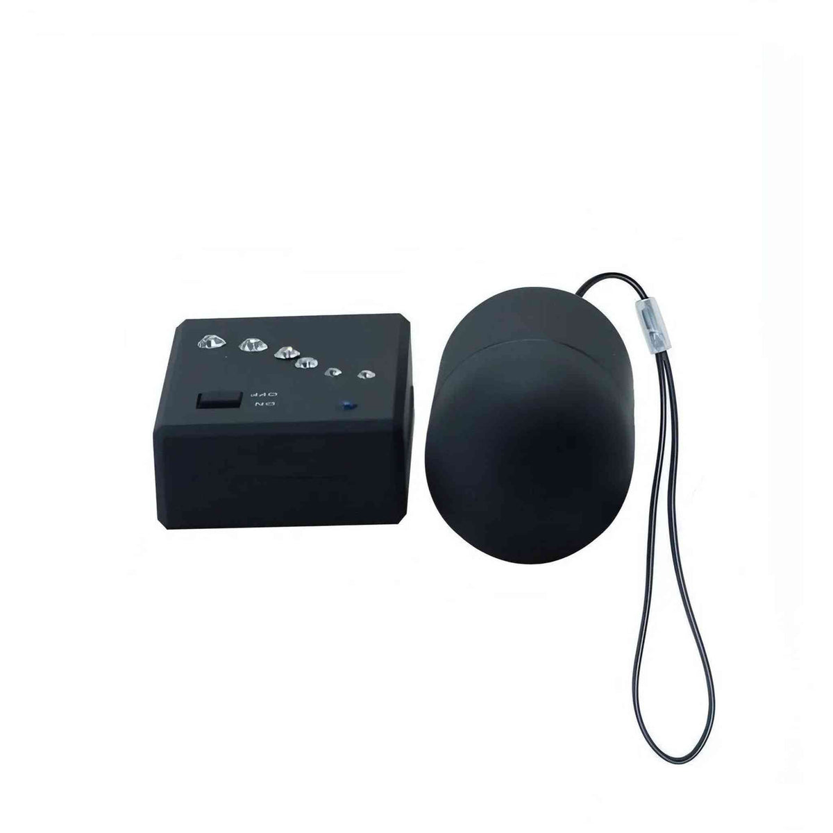 Ovetto vibrante Wireless in 100% silicone medicale - Nero