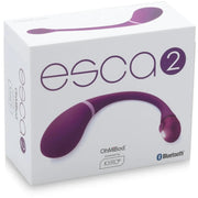 Scatola imballaggio ovulo vibrante Esca 2 viola Bluetooth powered by Kiiroo