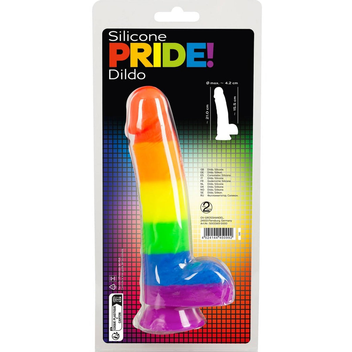 PRIDE! Silicone Dildo Extra Morbido