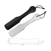 Set paddle a doppia faccia nero e argento con misure tecniche 32 cm