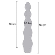 Schema dimensioni palline anali vibranti ToyJoy Stairway To Heaven 18.5 cm
