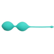 Palline Kegel silicone azzurre doppia sfera vista frontale