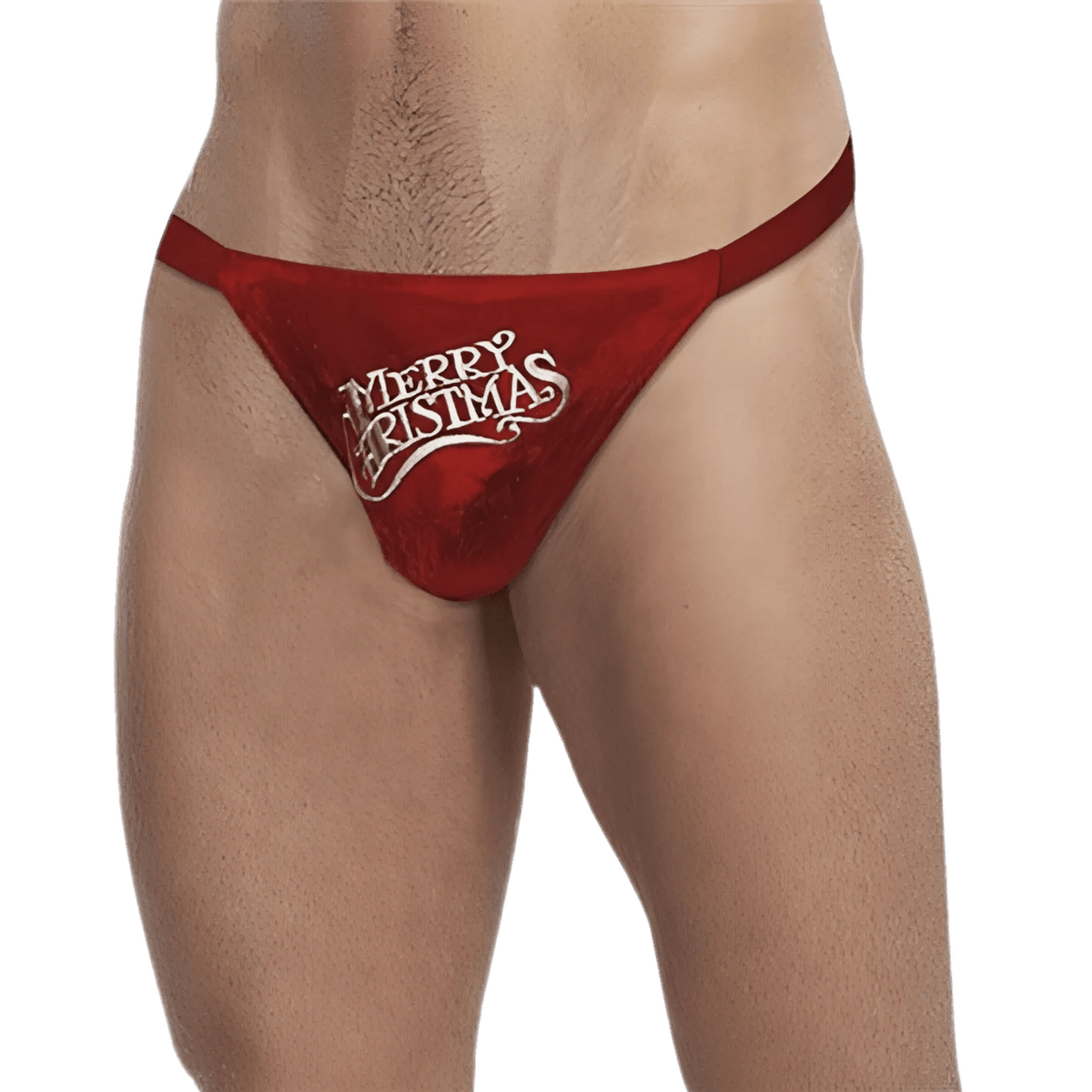 Perizoma uomo rosso Merry Christmas Cottelli Collection con stampa elegante