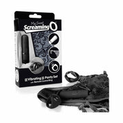 Set completo mutandina vibrante nera, vibratore e anello telecomando wireless My Secret