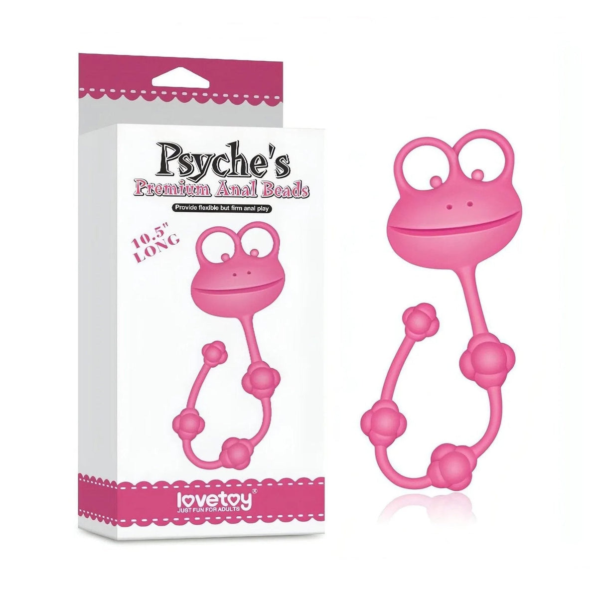 Confezione Psyche's Premium Anal Beads silicone rosa