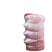 Toy masturbazione Petal Fairy silicone liquido rosa tre rilievi seno scritta YOCY