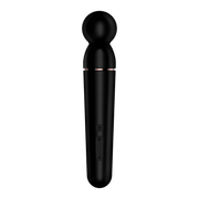 Vibratore Planet Wand-er nero pulsanti onde e croce