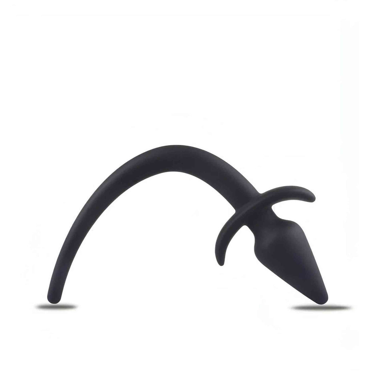 Plug Anale Con Coda Silicone - Nero