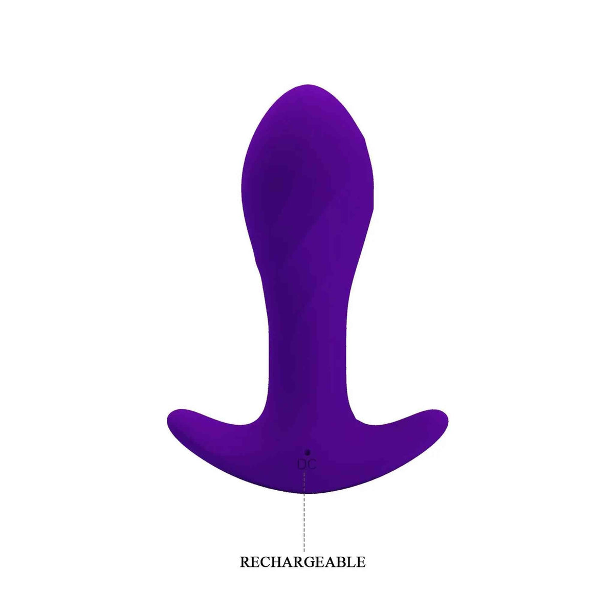 Plug Anale Vibrante, Ricaricabile, Impermeabile