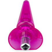 Plug Anale Vibrante Rosa Trasparente